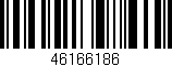 Código de barras (EAN, GTIN, SKU, ISBN): '46166186'