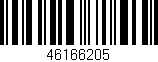 Código de barras (EAN, GTIN, SKU, ISBN): '46166205'