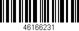 Código de barras (EAN, GTIN, SKU, ISBN): '46166231'