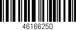 Código de barras (EAN, GTIN, SKU, ISBN): '46166250'