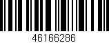 Código de barras (EAN, GTIN, SKU, ISBN): '46166286'