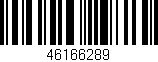 Código de barras (EAN, GTIN, SKU, ISBN): '46166289'