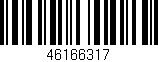 Código de barras (EAN, GTIN, SKU, ISBN): '46166317'
