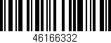 Código de barras (EAN, GTIN, SKU, ISBN): '46166332'