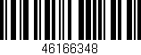 Código de barras (EAN, GTIN, SKU, ISBN): '46166348'