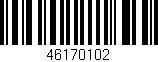 Código de barras (EAN, GTIN, SKU, ISBN): '46170102'