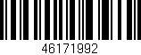Código de barras (EAN, GTIN, SKU, ISBN): '46171992'