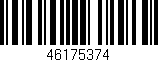 Código de barras (EAN, GTIN, SKU, ISBN): '46175374'