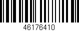Código de barras (EAN, GTIN, SKU, ISBN): '46176410'