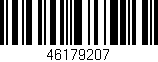 Código de barras (EAN, GTIN, SKU, ISBN): '46179207'