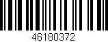Código de barras (EAN, GTIN, SKU, ISBN): '46180372'