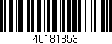 Código de barras (EAN, GTIN, SKU, ISBN): '46181853'