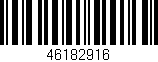 Código de barras (EAN, GTIN, SKU, ISBN): '46182916'