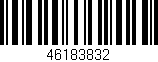 Código de barras (EAN, GTIN, SKU, ISBN): '46183832'