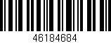 Código de barras (EAN, GTIN, SKU, ISBN): '46184684'