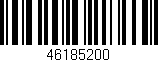 Código de barras (EAN, GTIN, SKU, ISBN): '46185200'