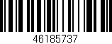 Código de barras (EAN, GTIN, SKU, ISBN): '46185737'