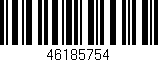Código de barras (EAN, GTIN, SKU, ISBN): '46185754'