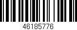 Código de barras (EAN, GTIN, SKU, ISBN): '46185776'