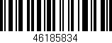 Código de barras (EAN, GTIN, SKU, ISBN): '46185834'