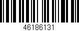 Código de barras (EAN, GTIN, SKU, ISBN): '46186131'