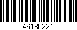 Código de barras (EAN, GTIN, SKU, ISBN): '46186221'