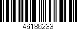 Código de barras (EAN, GTIN, SKU, ISBN): '46186233'