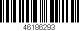 Código de barras (EAN, GTIN, SKU, ISBN): '46186293'