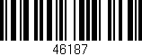 Código de barras (EAN, GTIN, SKU, ISBN): '46187'