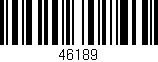 Código de barras (EAN, GTIN, SKU, ISBN): '46189'
