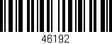 Código de barras (EAN, GTIN, SKU, ISBN): '46192'