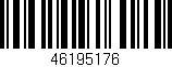 Código de barras (EAN, GTIN, SKU, ISBN): '46195176'