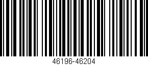 Código de barras (EAN, GTIN, SKU, ISBN): '46196-46204'