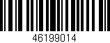 Código de barras (EAN, GTIN, SKU, ISBN): '46199014'