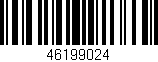 Código de barras (EAN, GTIN, SKU, ISBN): '46199024'