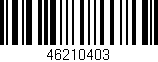 Código de barras (EAN, GTIN, SKU, ISBN): '46210403'