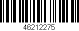 Código de barras (EAN, GTIN, SKU, ISBN): '46212275'