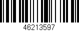 Código de barras (EAN, GTIN, SKU, ISBN): '46213597'