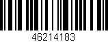 Código de barras (EAN, GTIN, SKU, ISBN): '46214183'