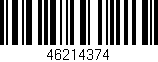 Código de barras (EAN, GTIN, SKU, ISBN): '46214374'