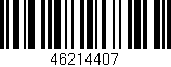 Código de barras (EAN, GTIN, SKU, ISBN): '46214407'