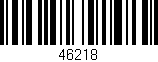 Código de barras (EAN, GTIN, SKU, ISBN): '46218'