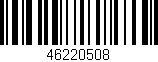 Código de barras (EAN, GTIN, SKU, ISBN): '46220508'
