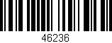Código de barras (EAN, GTIN, SKU, ISBN): '46236'
