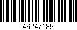 Código de barras (EAN, GTIN, SKU, ISBN): '46247189'
