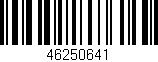 Código de barras (EAN, GTIN, SKU, ISBN): '46250641'