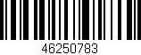 Código de barras (EAN, GTIN, SKU, ISBN): '46250783'