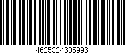 Código de barras (EAN, GTIN, SKU, ISBN): '4625324635996'