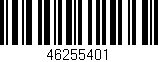 Código de barras (EAN, GTIN, SKU, ISBN): '46255401'