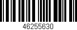 Código de barras (EAN, GTIN, SKU, ISBN): '46255630'